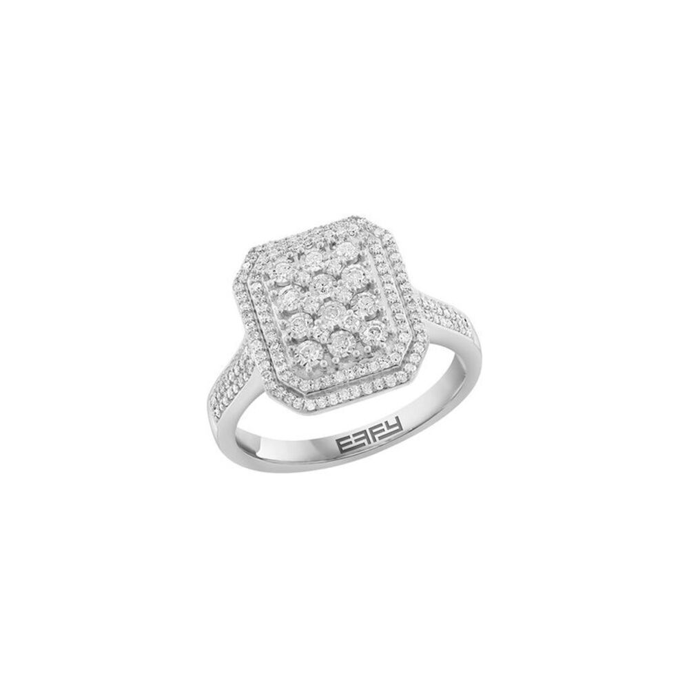 Effy Fine Jewelry Silver 0.50 Ct. Tw. Diamond Ring